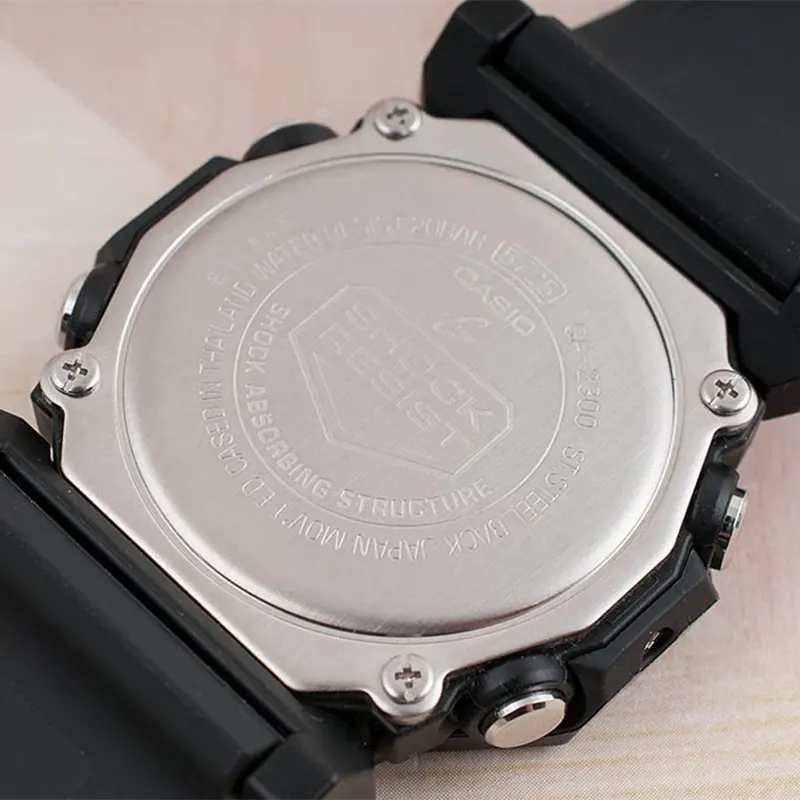 Casio G-Shock Black Dial Analog Digital Men's Watch- GA-2300-1A